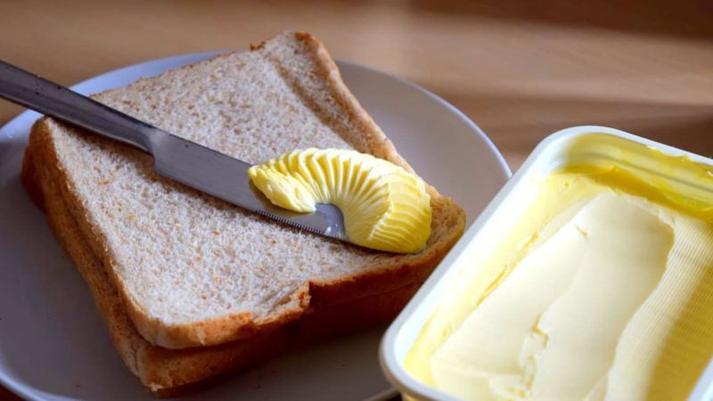 Traditional Margarine Made With Hydrogenated Oils