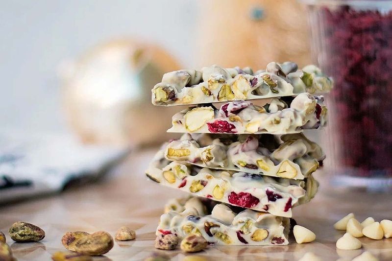 Cranberry And White Chocolate Bark