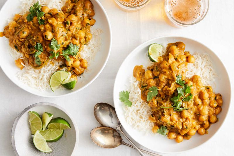Pumpkin And Chickpea Curry