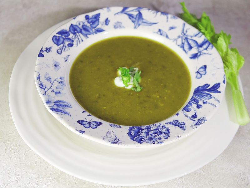 Cream Of Celery And Leek Soup