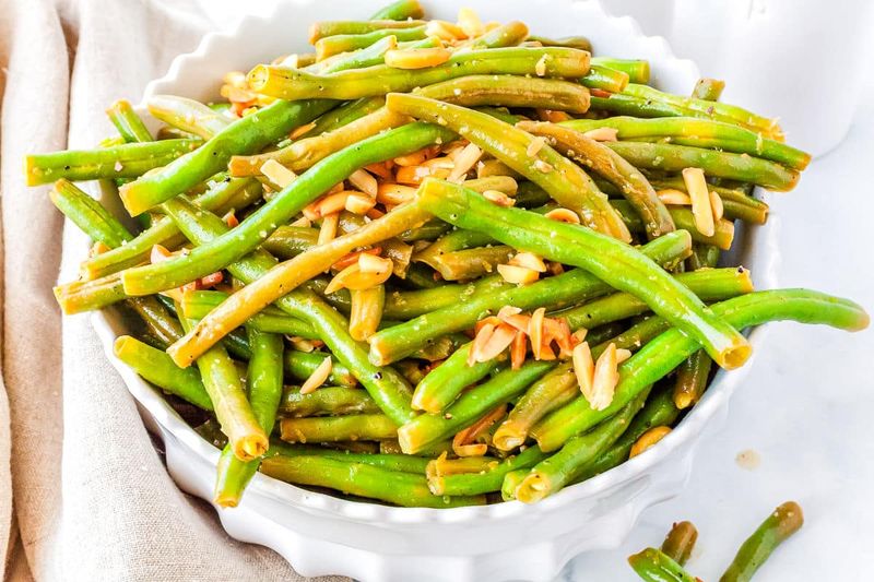 Steamed Green Beans With Almonds
