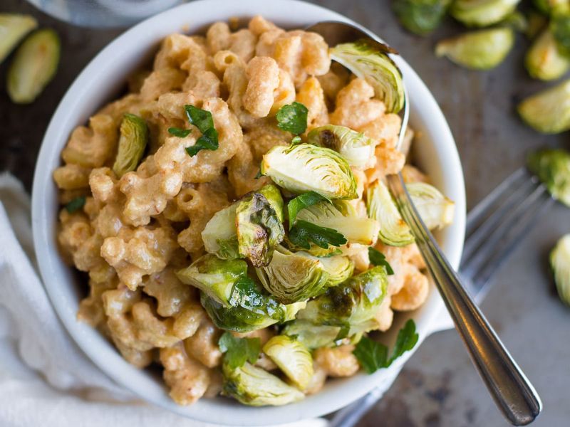 Brussels Sprouts Mac And Cheese