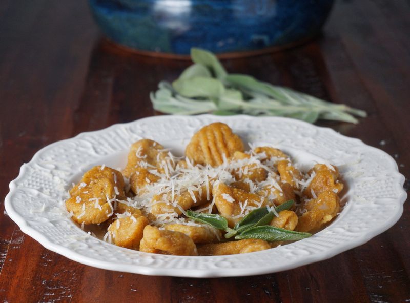Pumpkin Gnocchi In Sage Butter Sauce