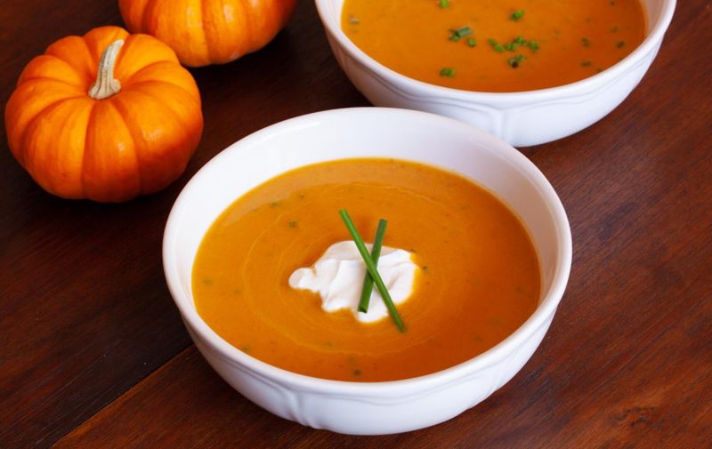 Spicy Pumpkin And Ginger Soup