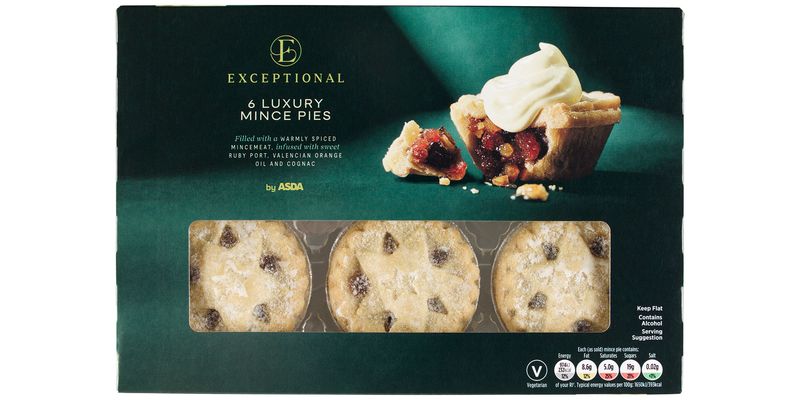 Asda Exceptional Luxury Mince Pies
