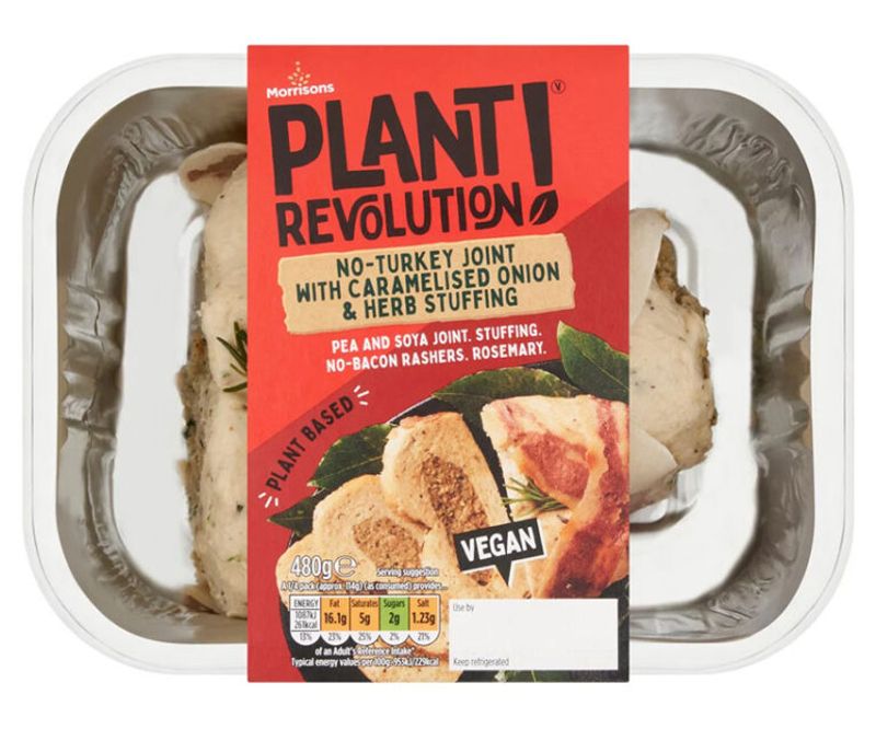 Morrisons Plant Revolution No-Turkey Joint With Onion & Herb Stuffing