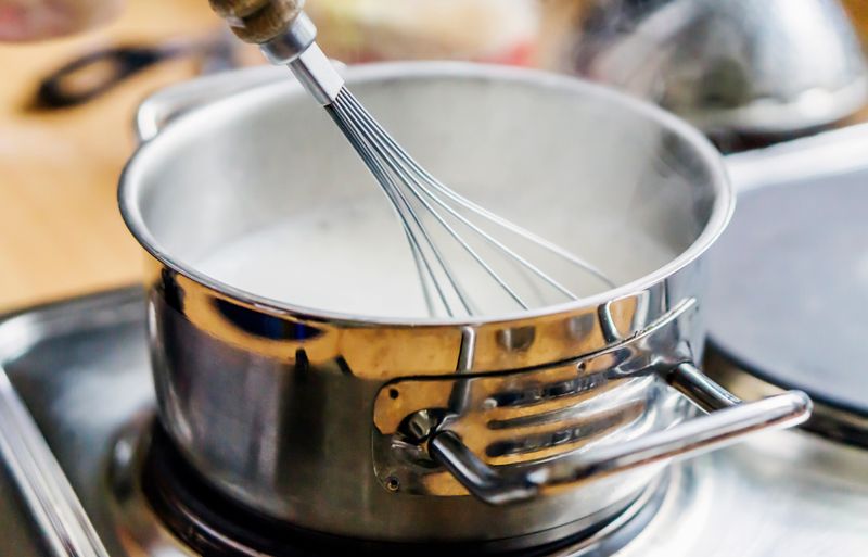 Warm The Milk Or Cream First