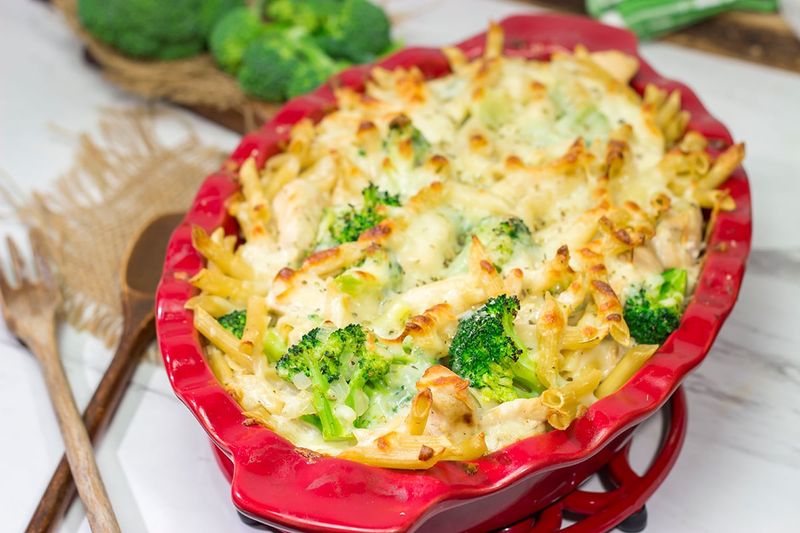 Cheesy Broccoli Pasta Bake