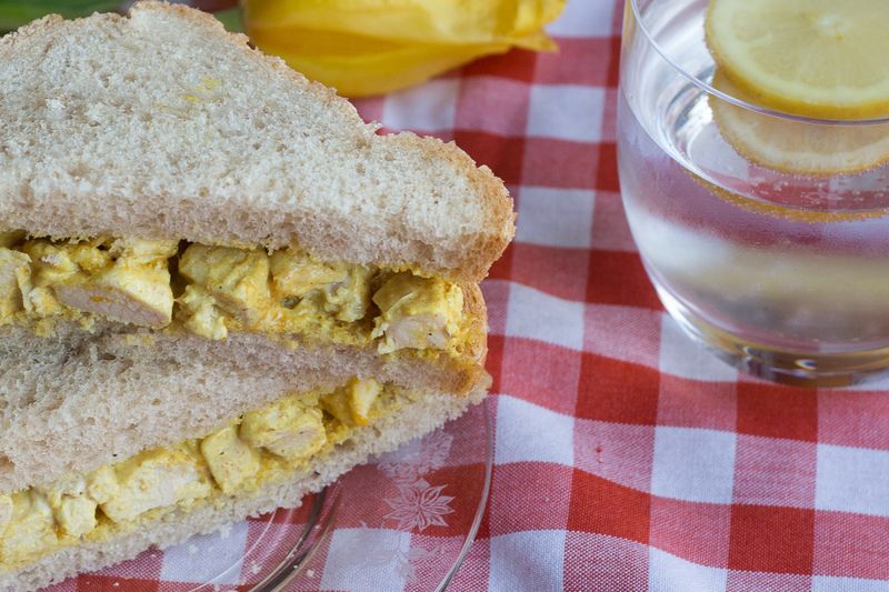 Coronation Chicken Sandwiches