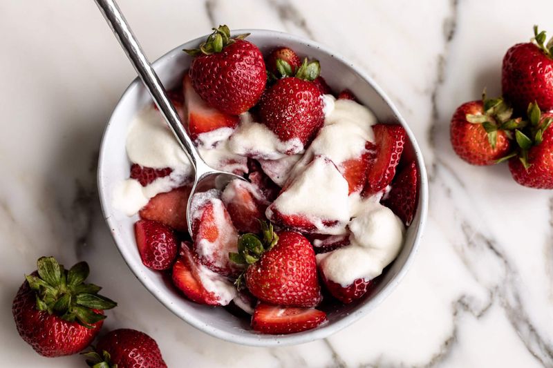 Strawberries And Clotted Cream