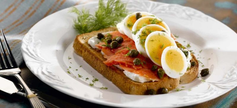 Paired With Smoked Salmon And Cream Cheese
