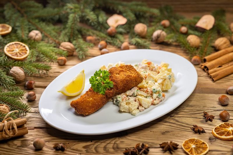 Christmas Eve Carp With Potato Salad – Czech Republic