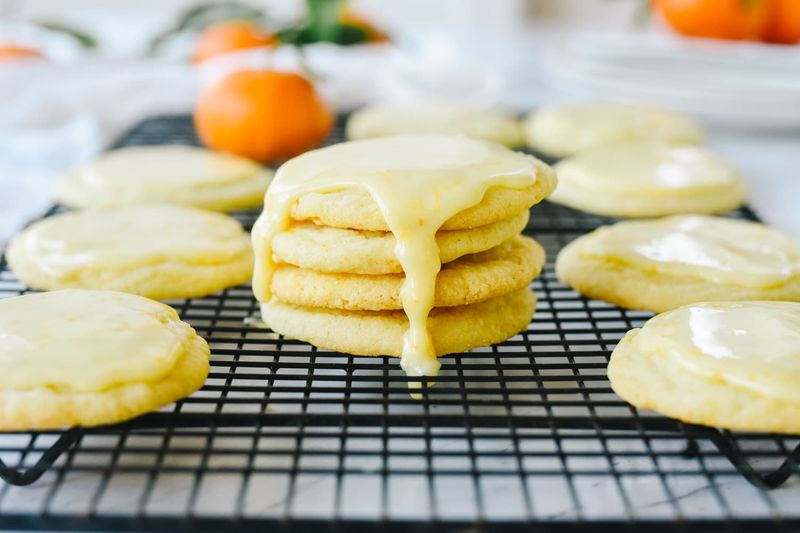 Orange Glazed Biscuits