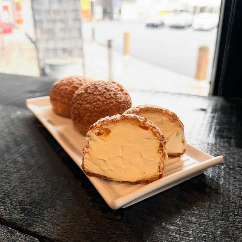 Eggnog Cream Puffs