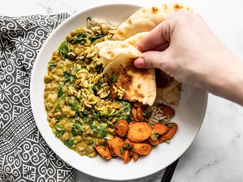 Spinach And Lentil Dahl