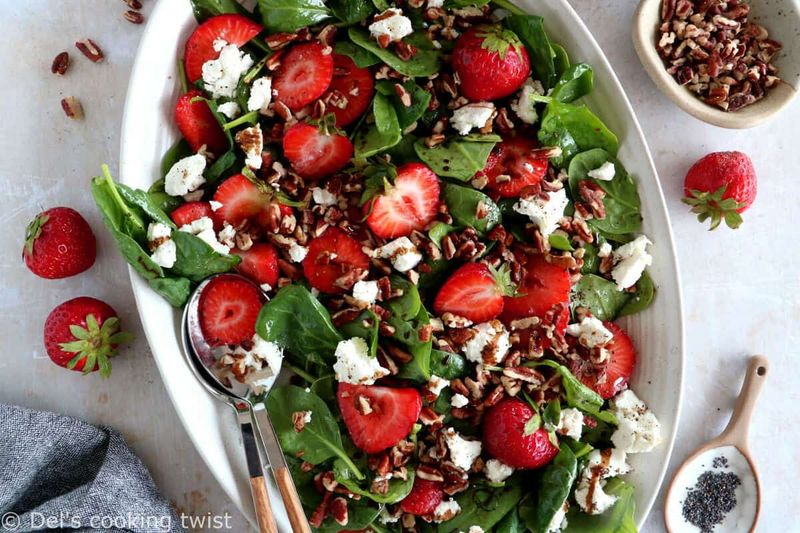 Spinach Salad With Strawberries