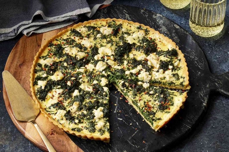 Spinach And Goat's Cheese Tart