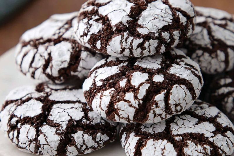 Chocolate Crinkle Cookies