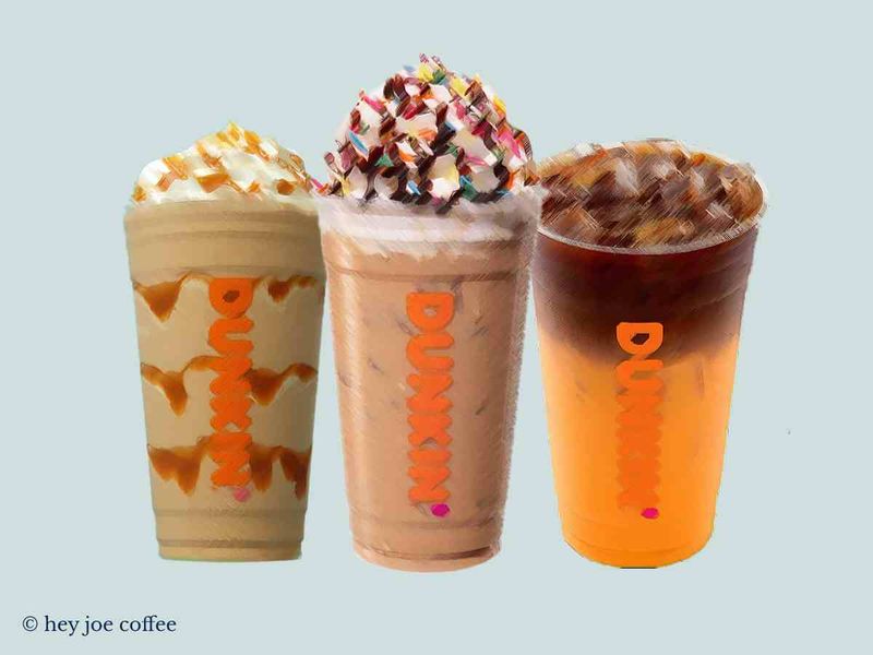 Dunkin' – Iced Coffee With Flavour Swirls