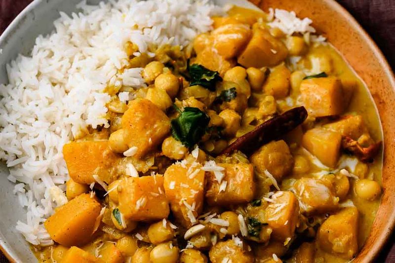 Butternut Squash And Chickpea Curry