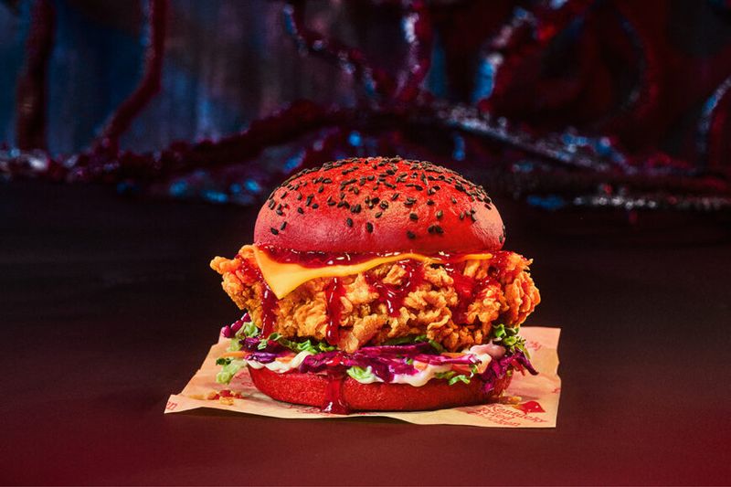KFC Stranger Things Burger