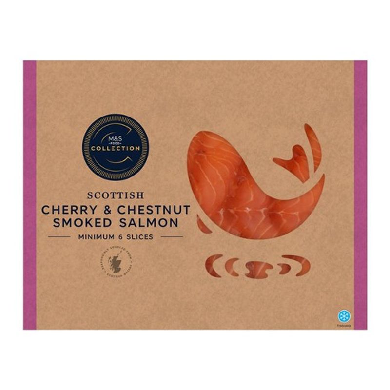 M&S Collection Cherry & Chestnut Wood Smoked Salmon