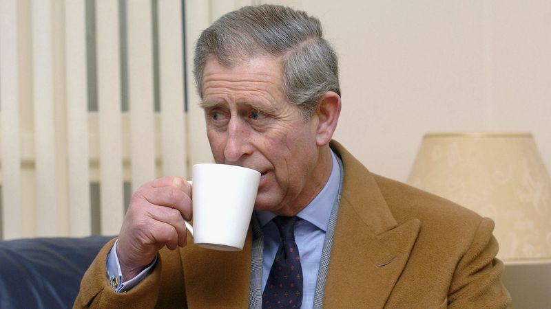 Enjoys A Light Afternoon Tea