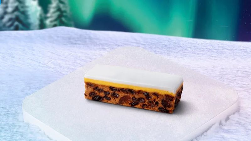 Christmas Cake Slice