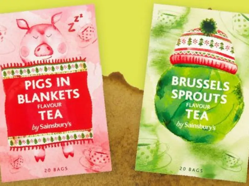 Festive-Themed Tea Bags