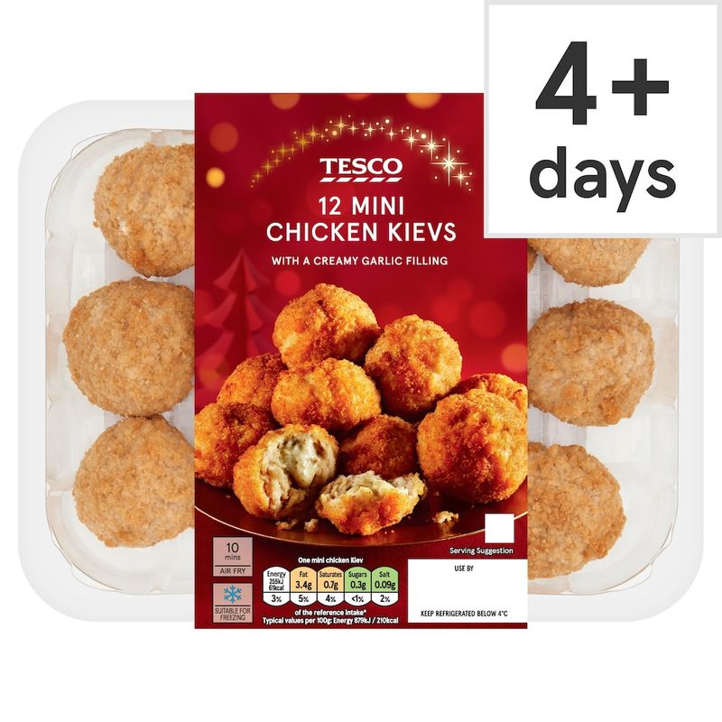 Tesco 12 Mini Chicken Kievs (£3.50)