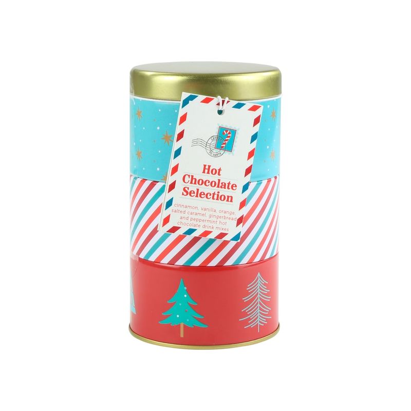 Festive Hot Chocolate Tin Selection Christmas Gift