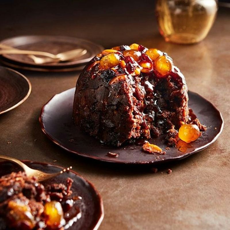 Waitrose No.1 Jewelled Cointreau And Cranberry Christmas Pudding