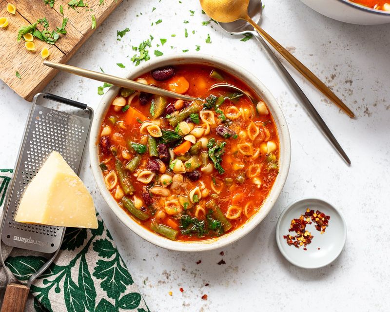How Italians Really Use Pasta And Rice In Minestrone