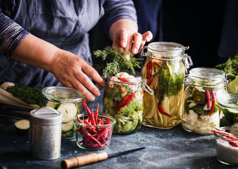 Cold Meat And Pickles From The Larder