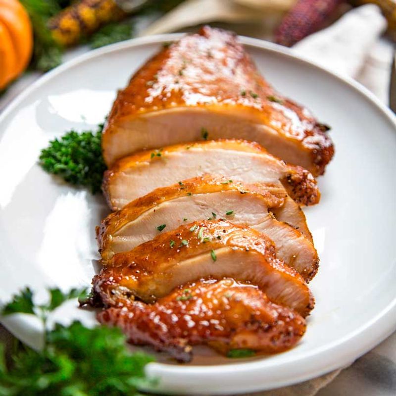 Maple Glazed Roast Turkey Crown