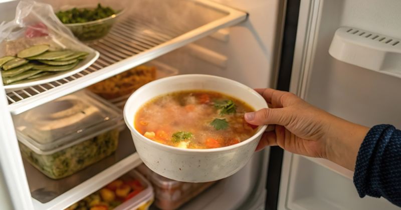Storing Hot Food In The Fridge Immediately