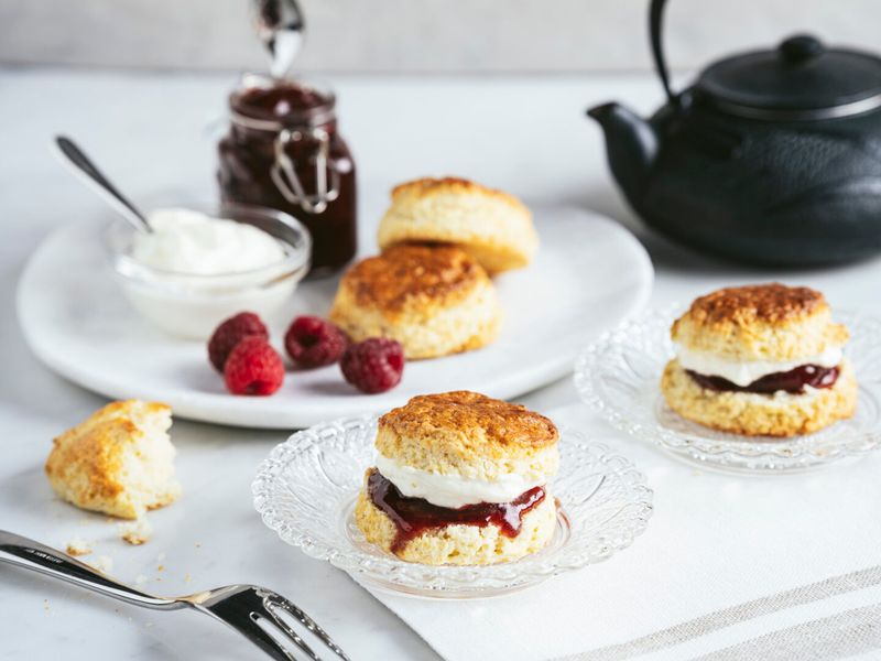 Scones With Clotted Cream