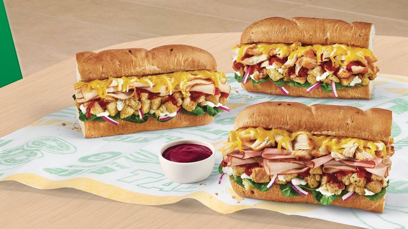 Subway Festive Feast Sandwiches