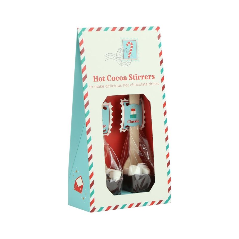 Festive Spoon Hot Chocolate Duo Christmas Gift