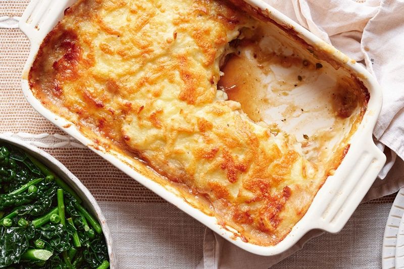 Sausage And Mash Bake