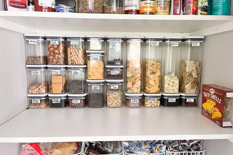 Use Stackable Containers To Save Cupboard Space