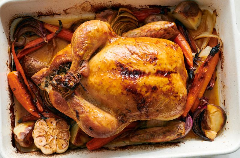Roast Chicken And Potatoes
