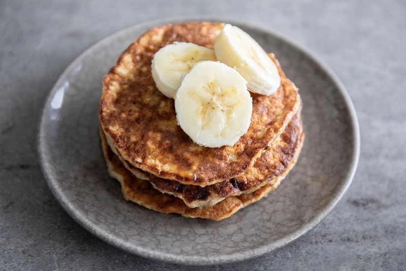 Banana And Oat Pancakes