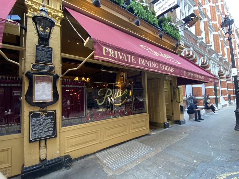 Rules (Covent Garden, London) Spectre – 2015
