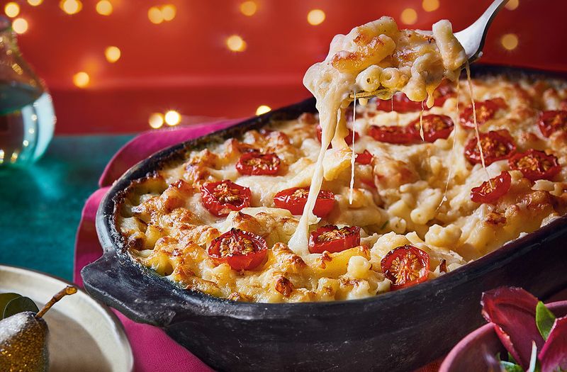 Mix Extra Cheese Into A Macaroni Bake