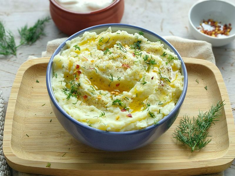 Garlic And Herb Mashed Potatoes