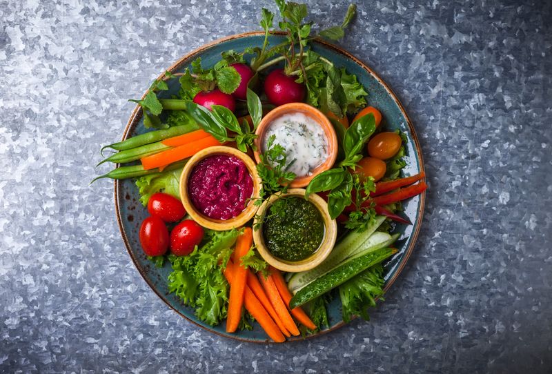 Vegetable Crudités With Salsa