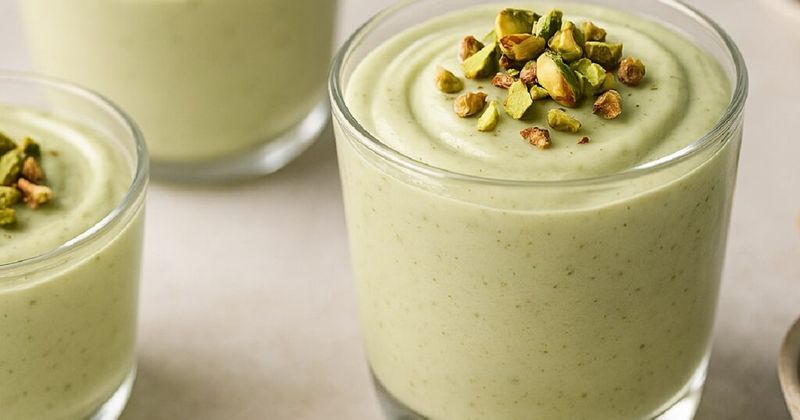Pistachio And White Chocolate Mousse