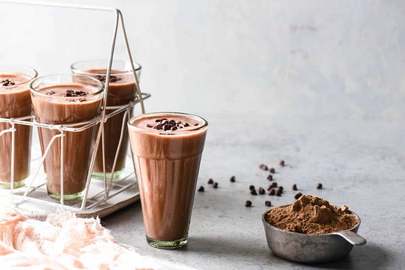 Cottage Cheese Chocolate Smoothie