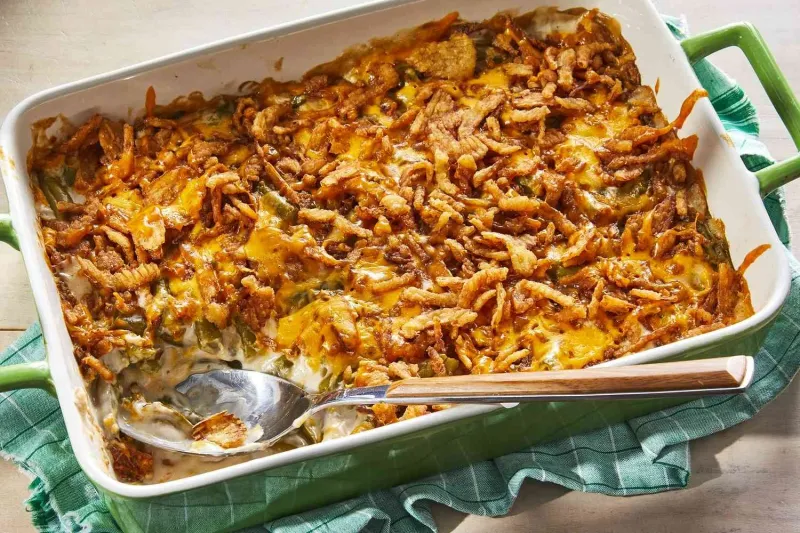 Green Bean Casserole With Crispy Onions